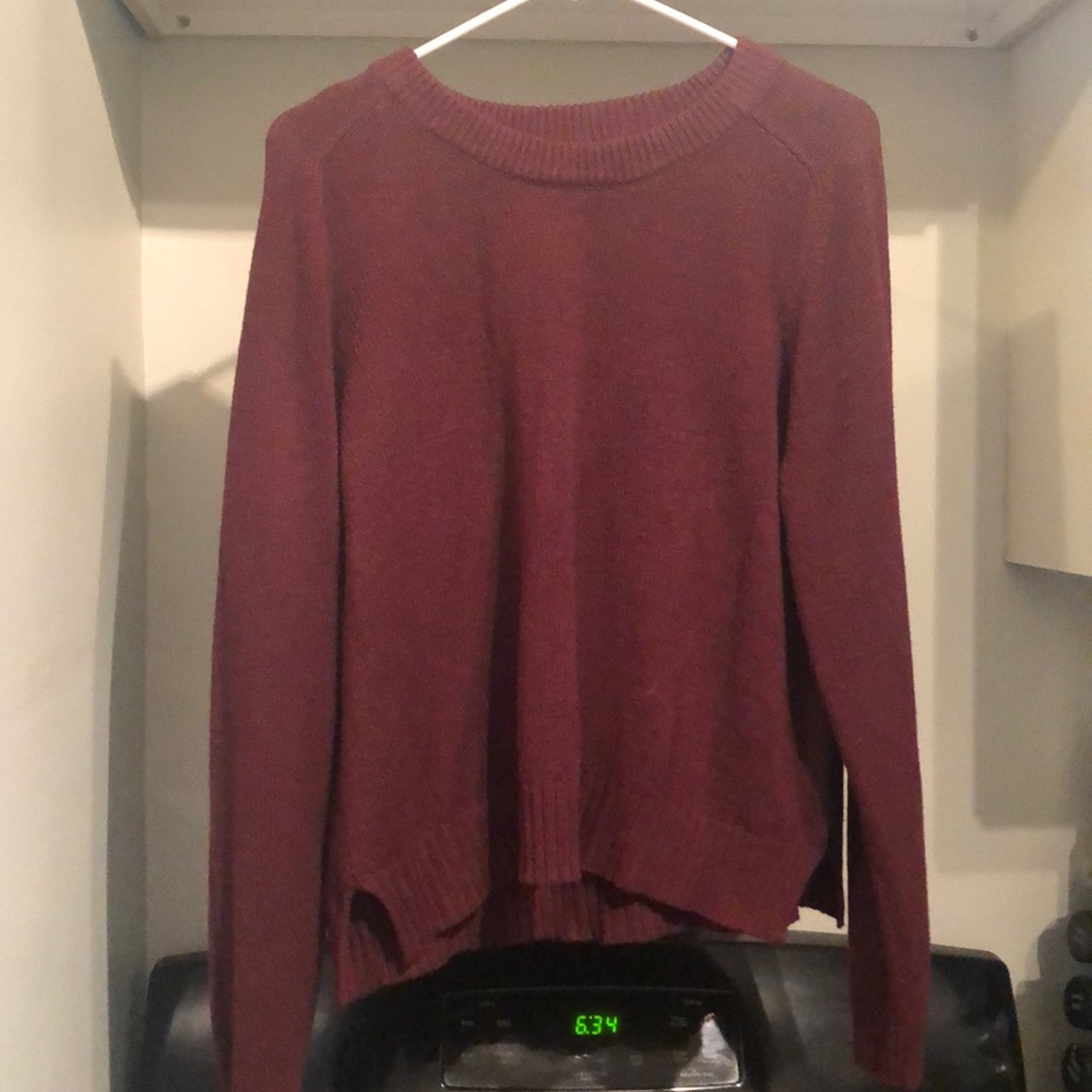 Burgundy Sweater